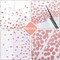 3 pack Rose Gold Dot Tablecloth Plastic Table Cover for Girl Women Birthday Party